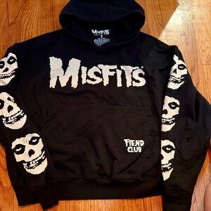 Black Fiend Club Hoodie - Men's Pullover Sweatshirt